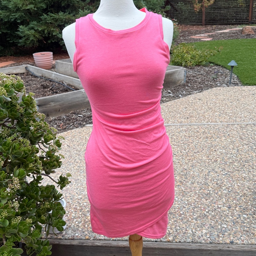 Leith pink Sleeveless Mini Dress